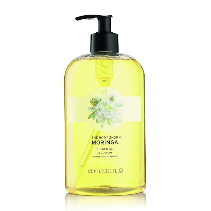 The Body Shop Moringa Shower Gel Jumbo 25.3-Fluid Ounce