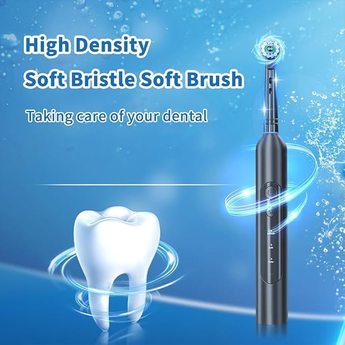 Sonic Electric Toothbrush for Adults and Kids5 Modes &amp 3 Intensities for Sensitive Teeth &amp Braces