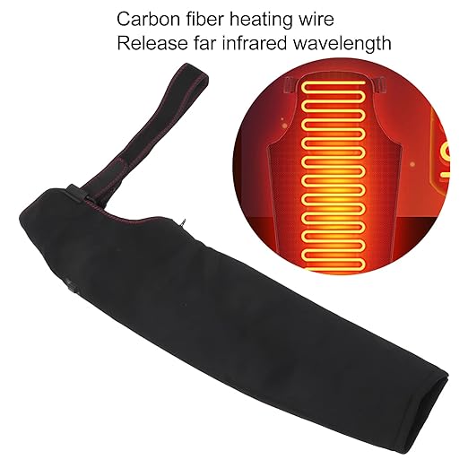 Heating Full Arm Wrap Brace Electric Shoulder Massage Brace Shoulder Massage Heated Braces for Left Right Shoulder 3 Gears Adjustable Compression Sleeve Wrap