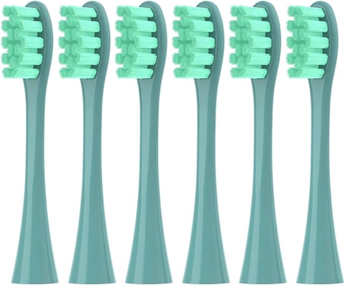 Replacement Brush Heads ForCompatible for Flow/X PRO //Z1/ Air2 Sonic Electric Toothbrush Nozzles Soft Bristle(6 LVOC)