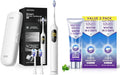 G5S Electric Toothbrush (White) + Ultra White Toothpaste 2 Pack 150-Day Rechargeable Toothbrush Visibly Whitens Yellow Teeth