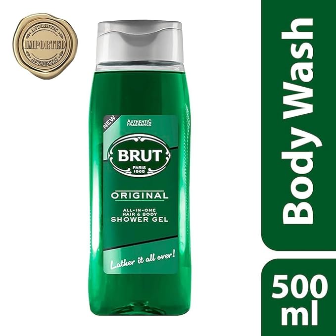 Brut Original Shower gel for Hair &amp Body | Body Wash for Men| Authentic Fragrance 500ml