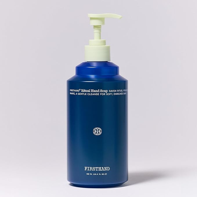 Firsthand Supply Ritual Hand Soap – Plant-Based Hydrating &amp Moisturizing Liquid Hand Wash with Aloe Vera Chamomile – All-Natural for Sensitive Skin Gentle Non Toxic Hand Soap – 16.9 oz