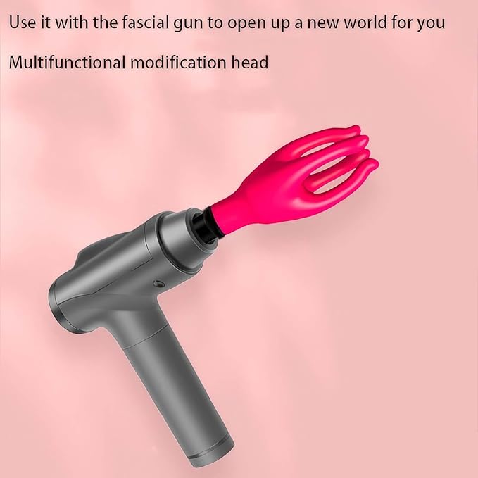 Massage Gun AttachmentsSilicone Massage Gun HeadsDeep Tissue Percussion Trigger Point Massage Replacement Head Plug and Play Comfort Tools (Color : E Size : 12MM-13MM)