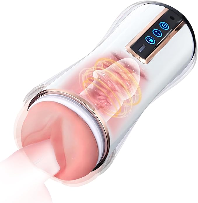 Male Masterburbatar Hands Free with 10 Viboators Sucking Automatic Male Mastusbafor Tight Sleeve Hoodies Pocket Puzzy Silicone Full Body Electric Blowjobob Machine for Man Massager Machine PWO3