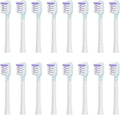 Replacement Toothbrush Heads Compatible for LFTB01-P ABS LFTB01-A LFTB01-S Full Range Electric Bristles Nozzles(16pcs Cleaning)
