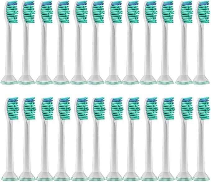 4/8/12/16/36Replacement Toothbrush Heads Compatible with Philips Electric Brush Head 1100 2100 4100 4300 5100 5300 6100 6500 etc(24pcs)
