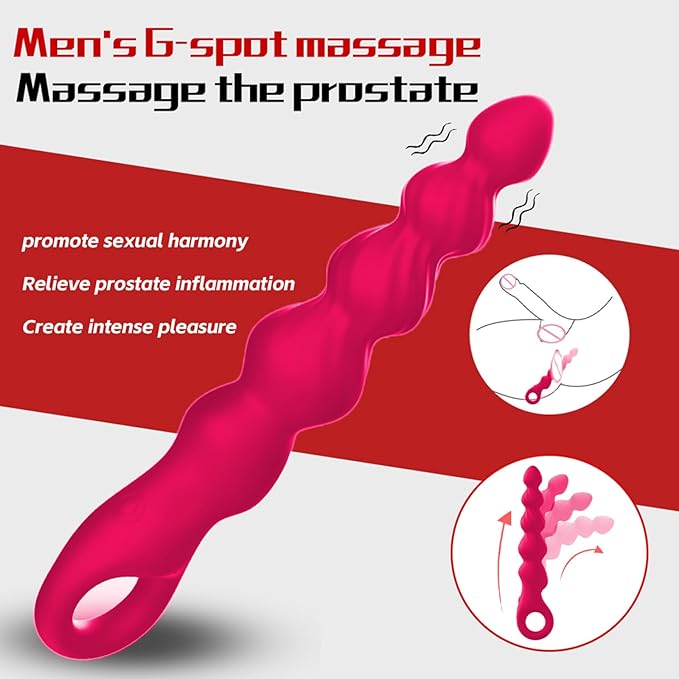 Prostrate Vibrating Massager -Clitioral Sucker Relaxes Muscles 12 Modes Viboators Toy Couples- for Body and Back Foot Silent Personal for Sports Massage Adult Tools Relaxation (Black) POW06 (Pink)