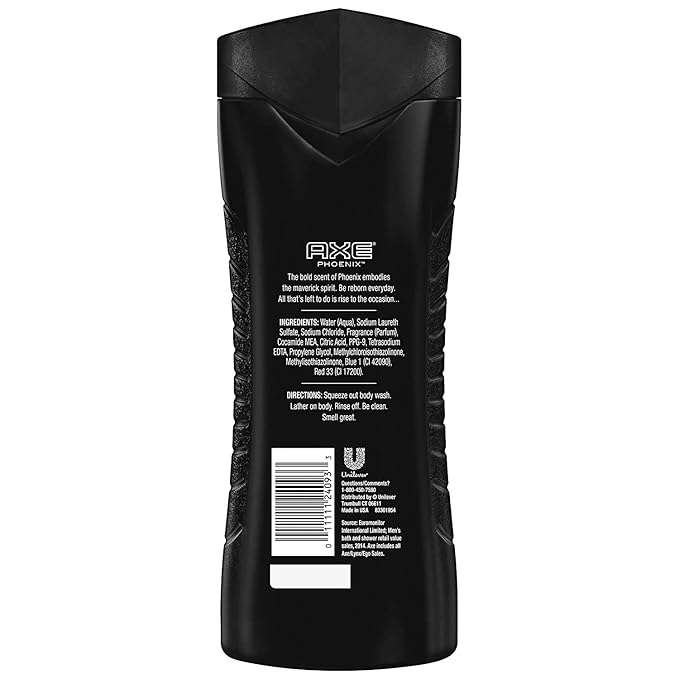 Axe Revitalizing Shower Gel Phoenix 16 oz (Pack of 9)