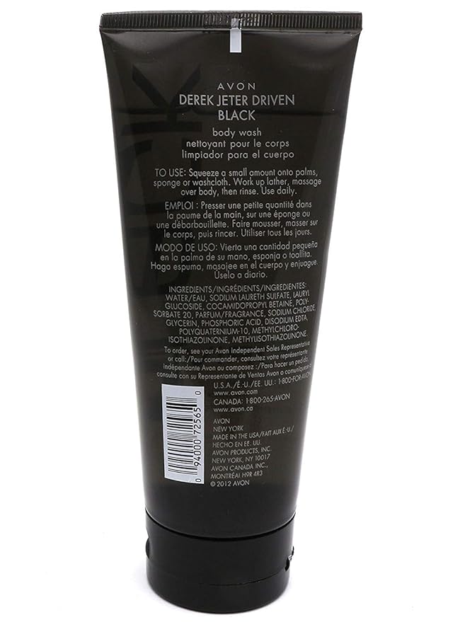 Avon Derek Jeter Driven Black Body Wash