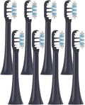 Replacement Toothbrush Heads Compatible for Mijia T301/T302/T501C Electric(8 pcs Purple)