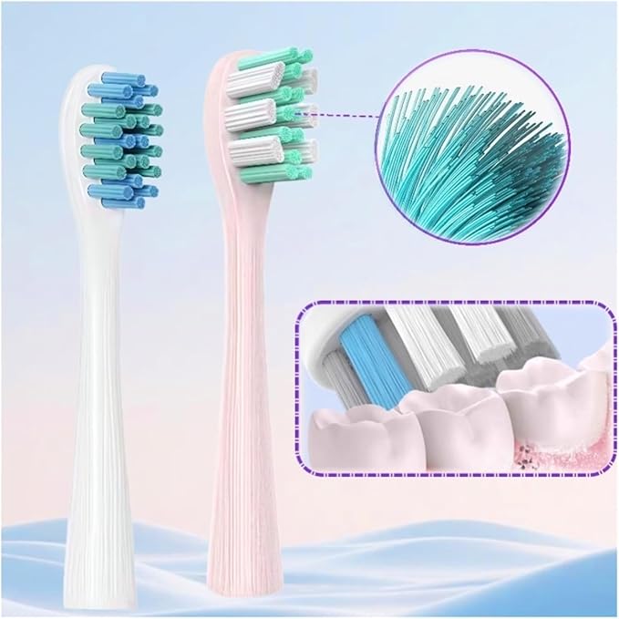 Pink Brush Head 4pcs Replacement Toothbrush Head Compatible with Usmile Y10 P10 Y1 Y4 Y5 Home and Commercial Electric Toothbrush