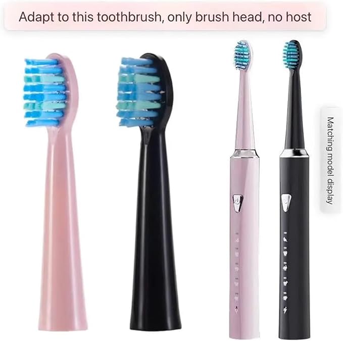 16pcs ectric Toothbrush Replacement HeadsCompatible for UPHYLIAN/KONKA/PHYLIAN Soft Brush Bristles Nozzles(16PCS Blue)