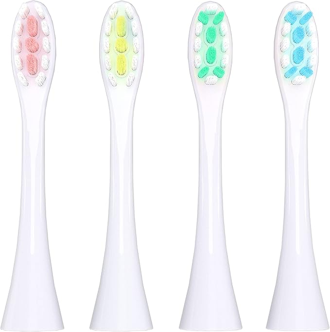 Pro19 and Chameleon Series Genuine Original Clean Electric Toothbrush Replacement Heads 4 Brush Heads