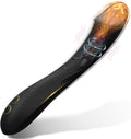 Heating Vibrating Massager -Clitioral Sucker Silent Relaxes Muscles 10 Modes Vibratorsmassager Electronic for Foot Or Neck Waterproo Personal for Adult Tools Couples Relaxation WR05 (Black)