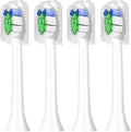 4/8/12/16 Pcs Replacement Toothbrush Heads Compatible for PhilipsSonicare Electric Toothbrush Refills for 1100 2100 4100 5100(4pcs White)