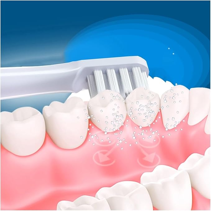 8 Pcs/Pack Electric Toothbrush Replacement HeadsCompatible for XIAOMI MIJIA T100 Soft Bristle Nozzles with Dust Cover