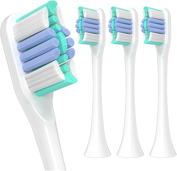 2/4/8/12 Pcs Compatible for Oclean Electric Toothbrush Replacement Brush Heads(White-12 Pcs)