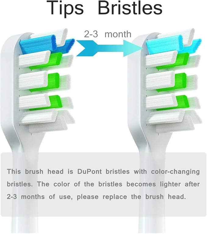 14 PCSCompatible for X3S Replacement Toothbrush Heads X3U/X3Pro/D2/ D3S/D5 Electric Tooth Brush Soft Bristle Nozzles(14 Black)