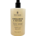 Boutique Sandalwood &amp Vetiver Body Wash 33.8 fl oz 96% Natural Essential Oils Vegan Soap Free
