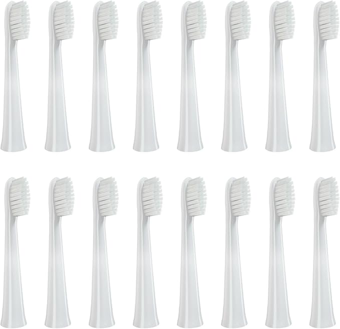 Replacement Toothbrush HeadCompatible for Panasonic Doltz DM71/DM81/DM711/DM712/DM61/DML1/DM31/PDM7B/MDB3A/WEW0972 Electric Toothbrush(16pcs Adult)