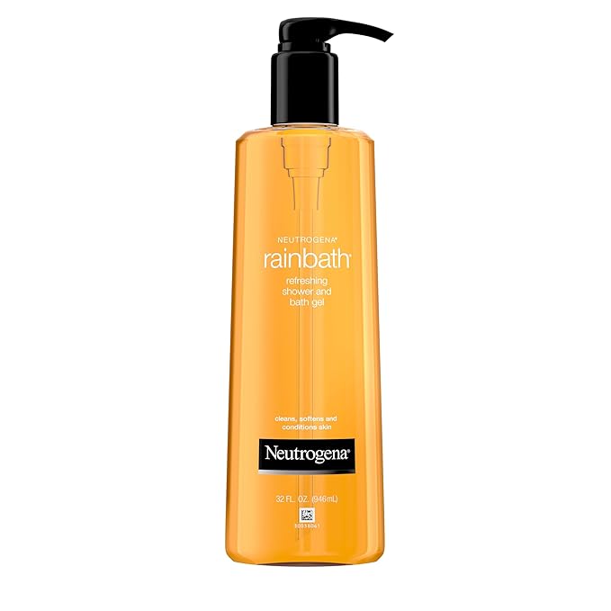 Neutrogena Rainbath Moisturizing Daily Body Wash Cleanser and Shaving Gel with Clean Rinsing Lather Original Scent 32 fl. Oz (Pack of 2)