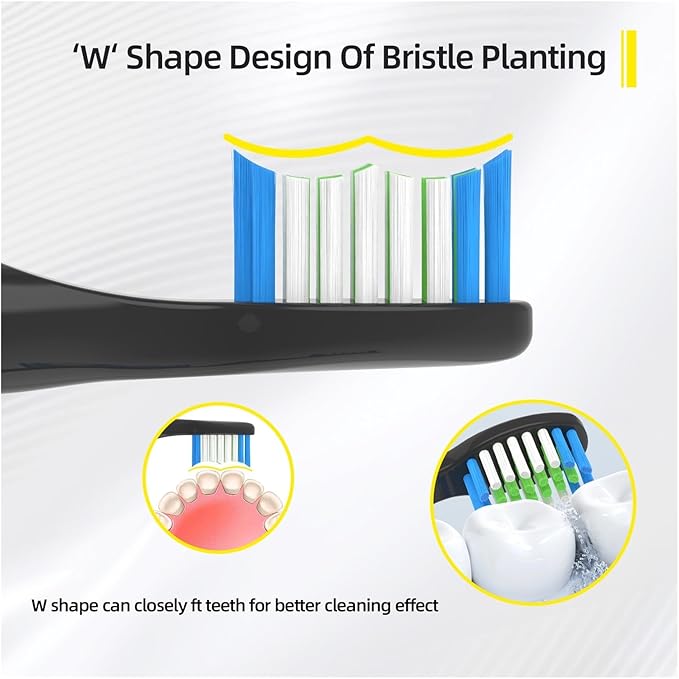 Compatible for Bitvae D2 Electric Toothbrush Replacement Heads
