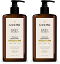 Cremo Rich-Lathering Italian Bergamot Body Wash for MenNotes of Italian BergamotNeroli Blossomand Fresh Vetiver32 Fl Oz(Pack of 2)