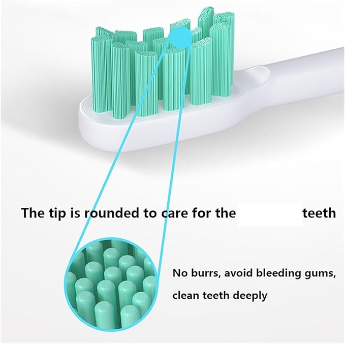 20Pcs Sonic Electric Toothbrush Head T300 T500 T700 Replacement UniversalCompatible for XIAOMI Series(Orange)