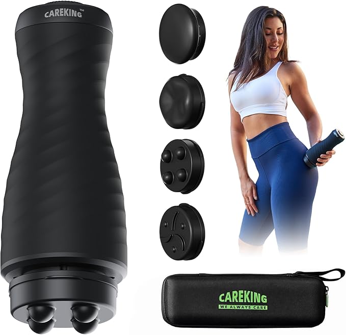 Massage Gun Deep Tissue for Women Vibration Therapy for Muscle Recovery Pain Relief Cellulite Massager for Leg Thigh Abdomen Neck Shoulder Lymphatic Drainage Massager Body Sculpting Machine
