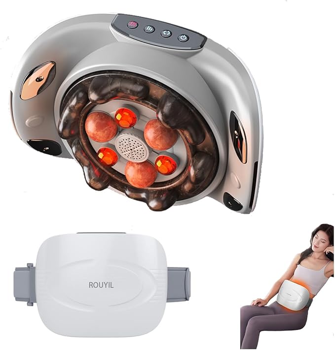 Electric Abdominal Massager Stomach Massager for Digestion Belly Cellulite Massage for Flattening BellyRelieves Discomfort Caused by Bloating ConstipationStomach Pain Gifts for Mom