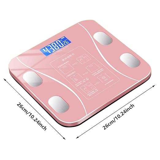 Scales for Body WeightAccurate USB Rechargeable Smart LCD Display Digital Bathroom Scales for Fat PercentageBmiBody FatMuscle Mass13 Body Composition Analyzer Sync with Fitness App