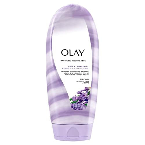 OLAY Moisture Ribbons Plus Shea Plus Lavender Oil 18 oz (Pack of 6)