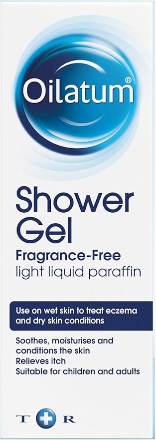 Oilatum Shower Gel Fragrance Free to Treat Dry Skin &amp Eczema 150ml