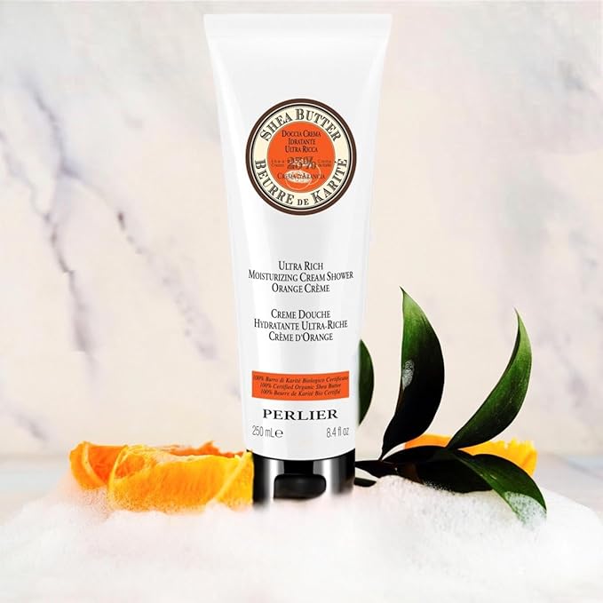 Perlier Orange Creme Moisturizing Shower Cream with Shea Butter (Body Wash) 250ml / 8.4floz