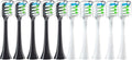 10pcs Replacement Brush Heads Compatible for X3 X5 V1 X3U(10PCS (2 Colors))