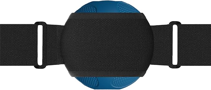 Muscle Recovery Kit | MyoSphere Vibration Massage Ball &amp MyoBelt Accessory | Target deep Muscle Layers Easing Tension in The Back Neck Shoulders arms HIPS Glutes and Legs. (Nobol Blue)
