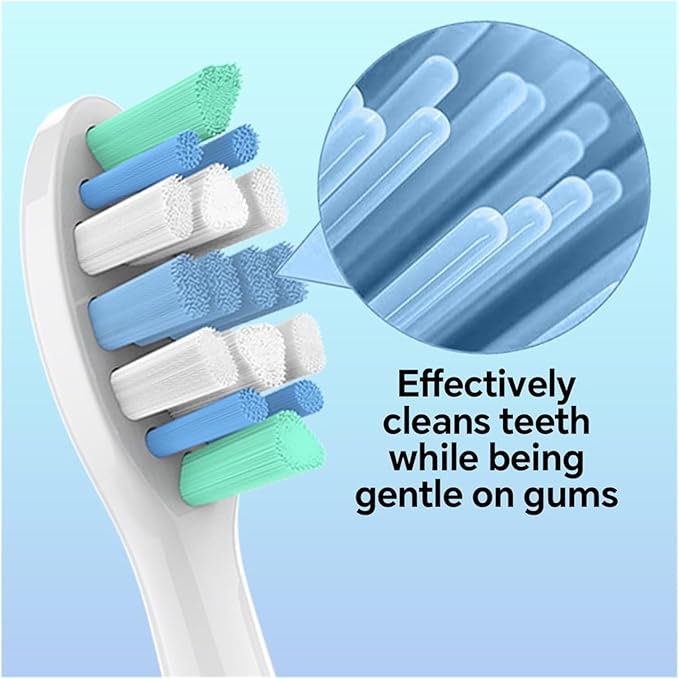 12/20 PcsCompatible for with Electric Toothbrush Replacement Brush Heads Toothbrushes Head Refills for 1100 2100 4100(Black-12 Pcs)