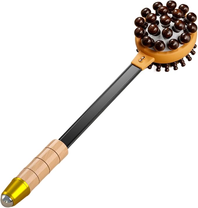 Portable Massager Massager Ball Hammer 敲打经络锤子捶背神器肩颈拍打器手持式捶 Neck Shoulder Back Massager 养生馆 Guasha Back Massage Roller Stick