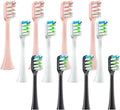 12pcs Brush Sonic Toothbrush Soft Bristle NozzlesCompatibility for X3/X3U/X5 Replacement Heads Clean Tooth(12pcs 3colors)