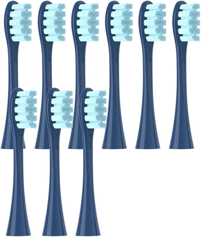 Replacement Brush Heads ForCompatible for Flow/X PRO //Z1/ Air2 Sonic Electric Toothbrush Nozzles Soft Bristle(9 LANOC)