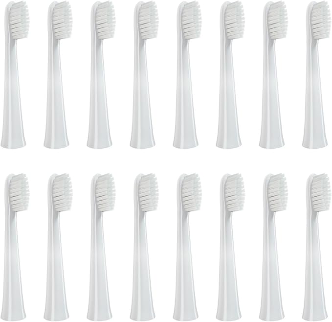 16pcs Replacement Toothbrush HeadCompatible for DM71/DM81/DM711/DM712/DM61/DML1/DM31/PDM7B/MDB3A/WEW0972(16pcs Adult)
