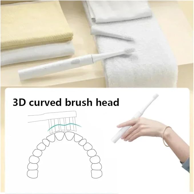 Compatible for 10PCS T100 Replacement Brush Heads Electric Toothbrush Vacuum Soft Bristle Suitable Nozzles(5White5Pink)