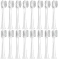 16pcs Replacement Toothbrush HeadsCompatible for EFZQ E10/E10C/E10S/F10 Soft Bristle Nozzles(16white Soft Care)