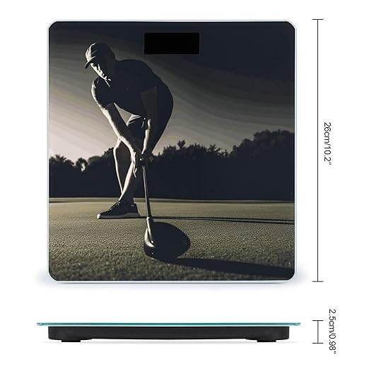 Golf Fitness Bathroom ScaleHighly Accurate Digital Weighing Machine for People Bright LED Display Weight Scale for The Aldult Home Use