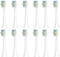 4pcs Replacement Brush HeadCompatible for PH Sonic Care Diamondclean Electric Toothbrush(Silver)