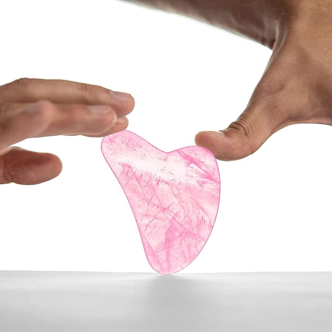 Electric Gua sha with Manually Gua Sha Facial Body Sculpting Gua Sha Massager Anti Aging Facial Beauty Instrument Scraping Massage Beauty Scraping Instrument Hand Scraping Tools (Pink)
