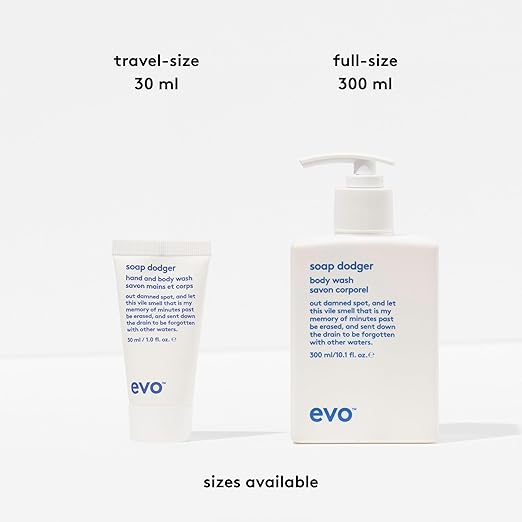EVO Soap Dodger Paraben-Free Body Wash for All Skin Types Men &amp Women - Cleanses Moisturizes &amp Soothes - 10.1 fl oz