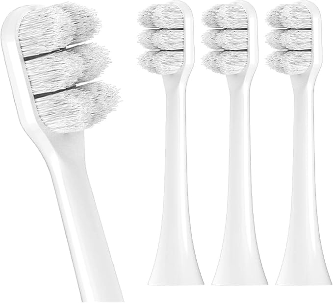 Ultra Soft Brush Heads Compatible with Electric Toothbrush for Sensitive Teeth(12 Pcs)
