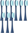 Replacemen Brush Heads Compatible for Flow/X Pro/F1/Z1/One/Air2 Electric Toothbrush(9 Blue)